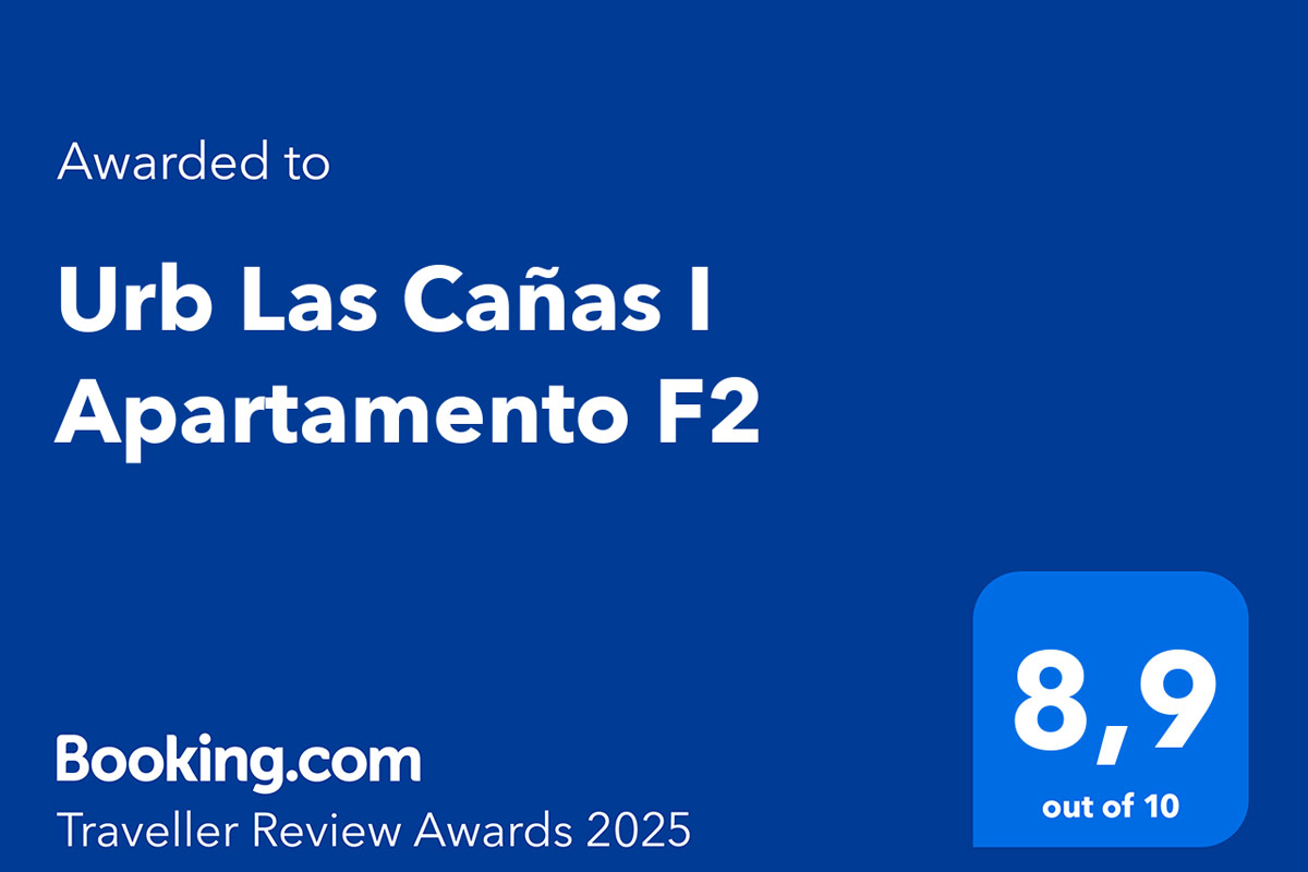 Premio Booking.com al Apartamento F2 en Urb. Las Cañas I con una puntuación de 8,9.