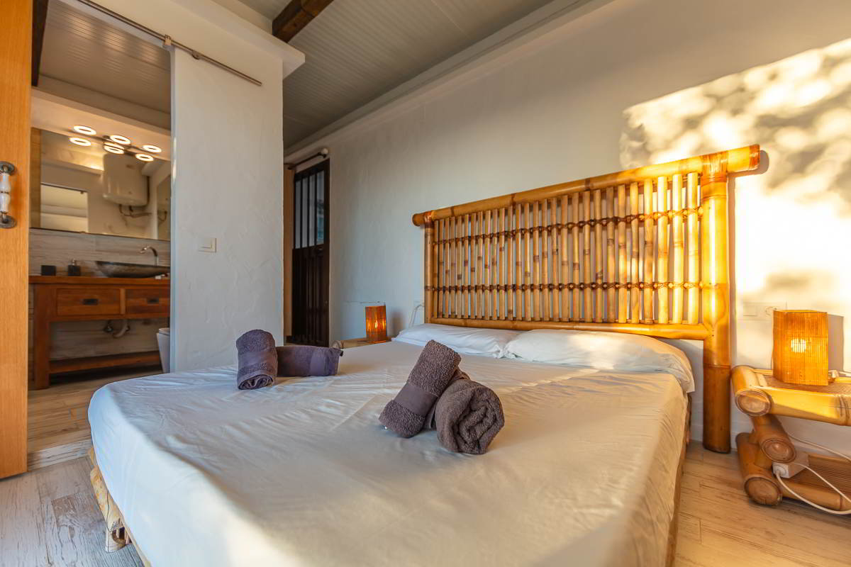mm villa paraiso cama bambu bano suite