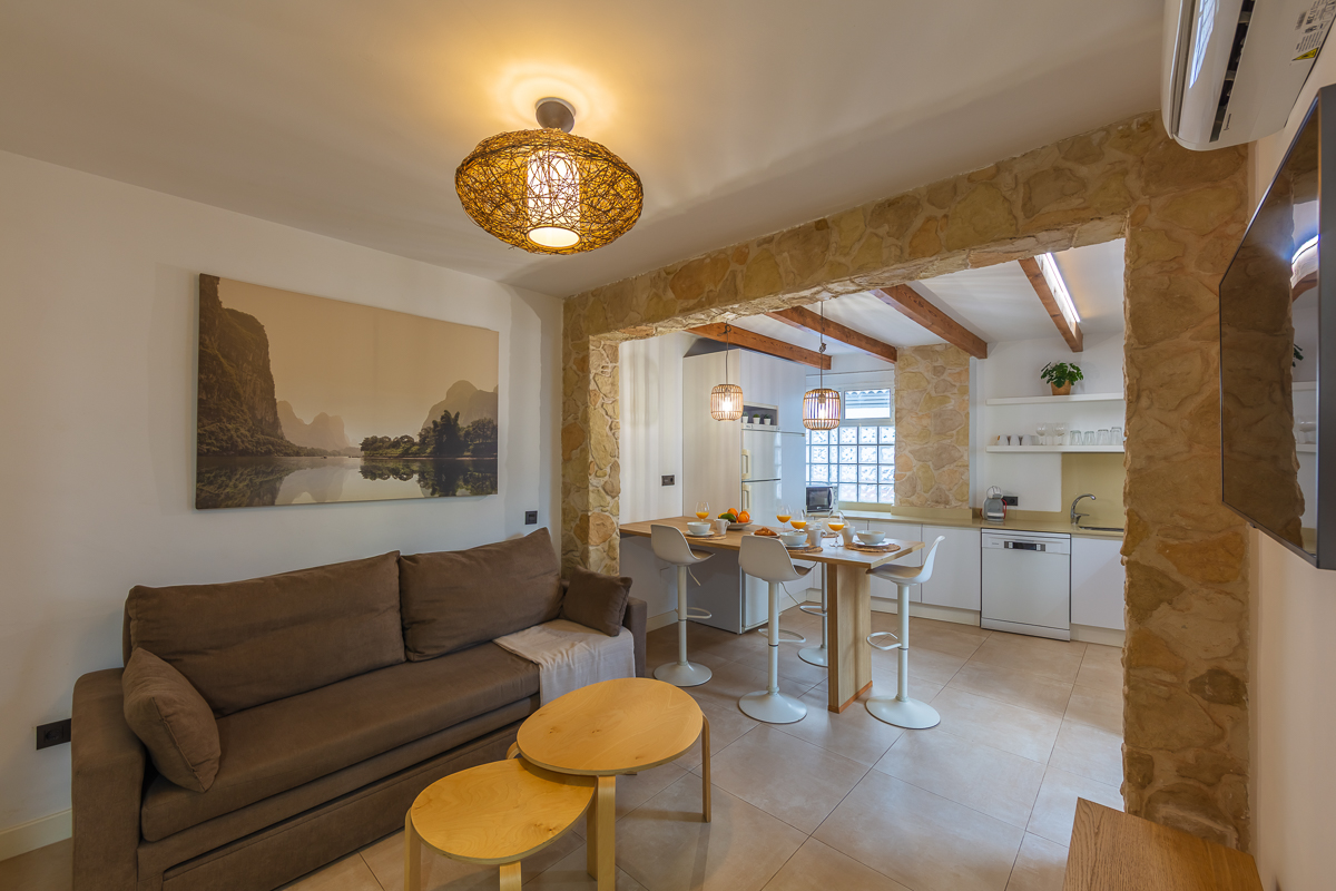 salon cocina abierta gaviotas 9a